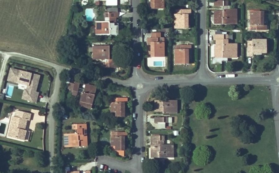 Vue aérienne du Mini-giratoire n°258034501