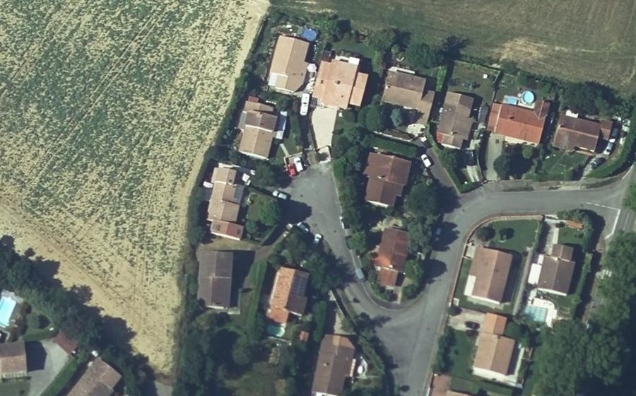 Vue aérienne du Mini-giratoire n°258035030