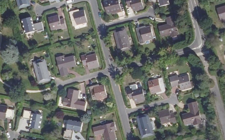 Vue aérienne du Mini-giratoire n°258593004