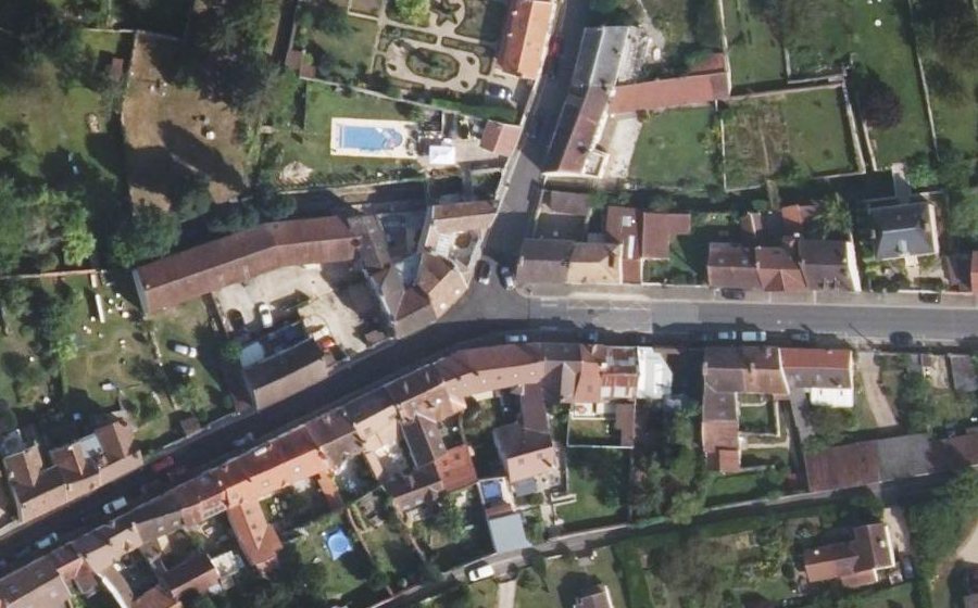 Vue aérienne du Mini-giratoire n°258611060