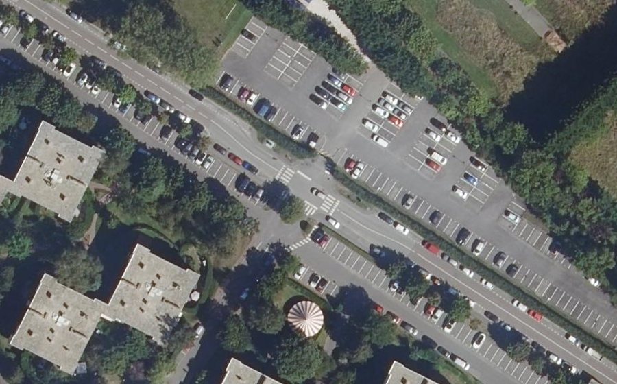 Vue aérienne du Mini-giratoire n°259106057