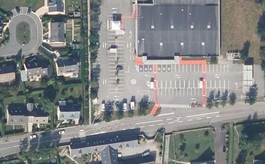 Vue aérienne du Mini-giratoire n°260801793