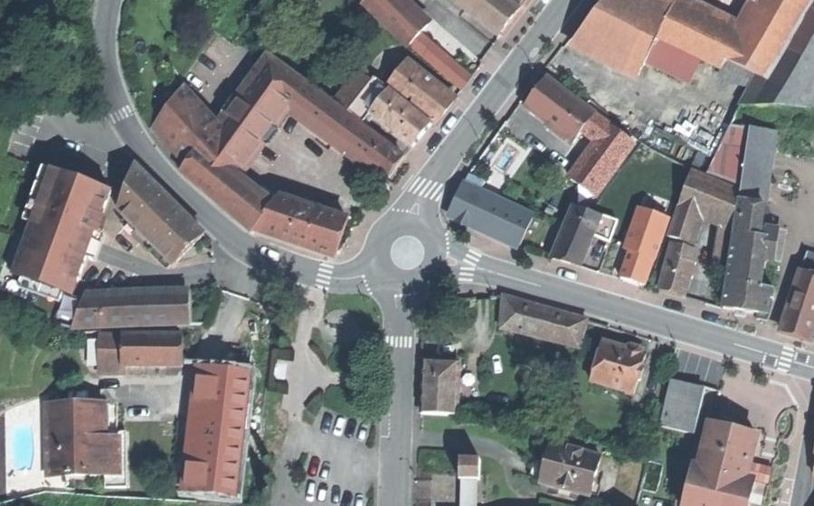Vue aérienne du Mini-giratoire n°261702018
