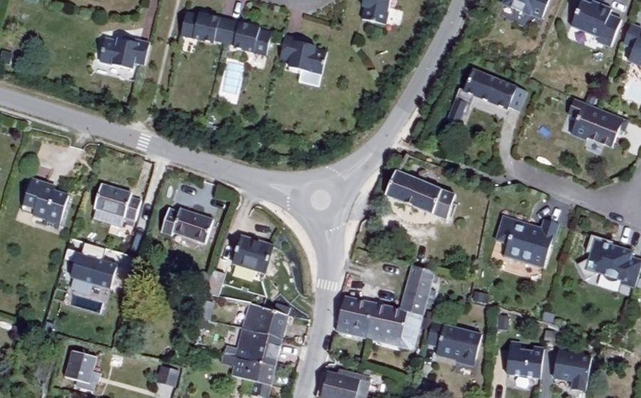 Vue aérienne du Mini-giratoire n°262320966