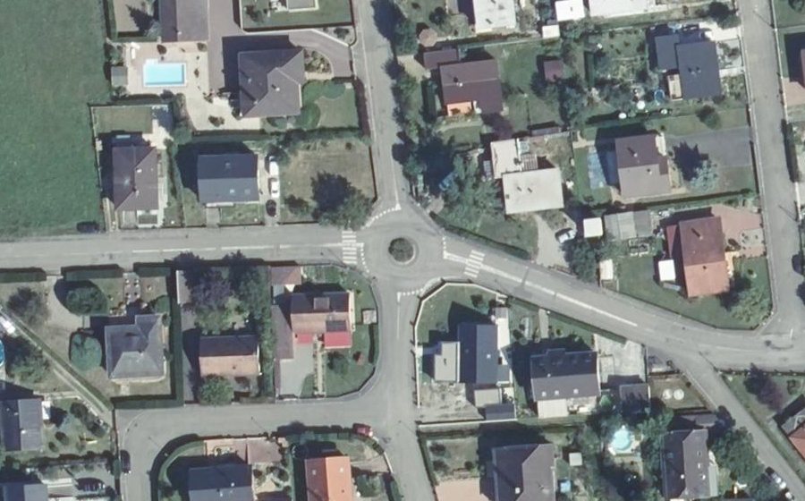 Vue aérienne du Mini-giratoire n°263051350