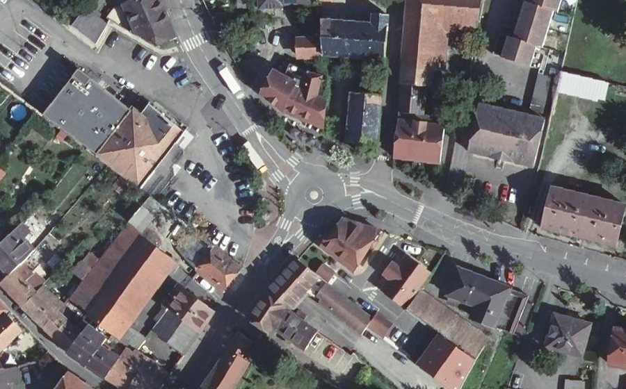 Vue aérienne du Mini-giratoire n°263051535