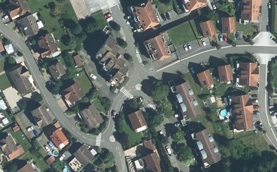 Vue aérienne du Mini-giratoire n°264136321