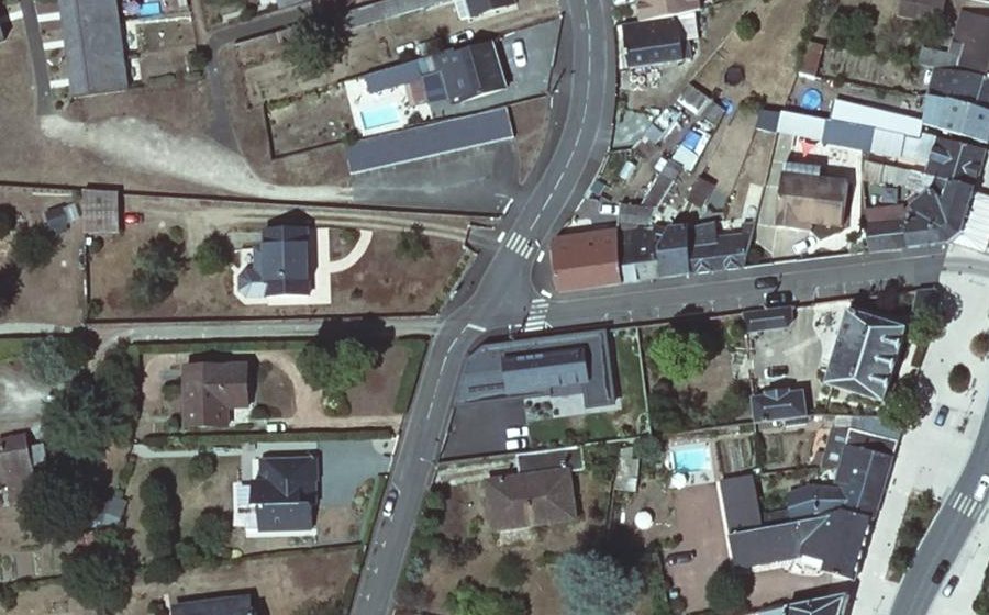 Vue aérienne du Mini-giratoire n°264377541