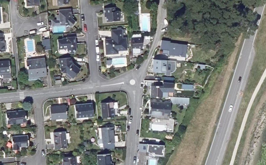 Vue aérienne du Mini-giratoire n°265120345