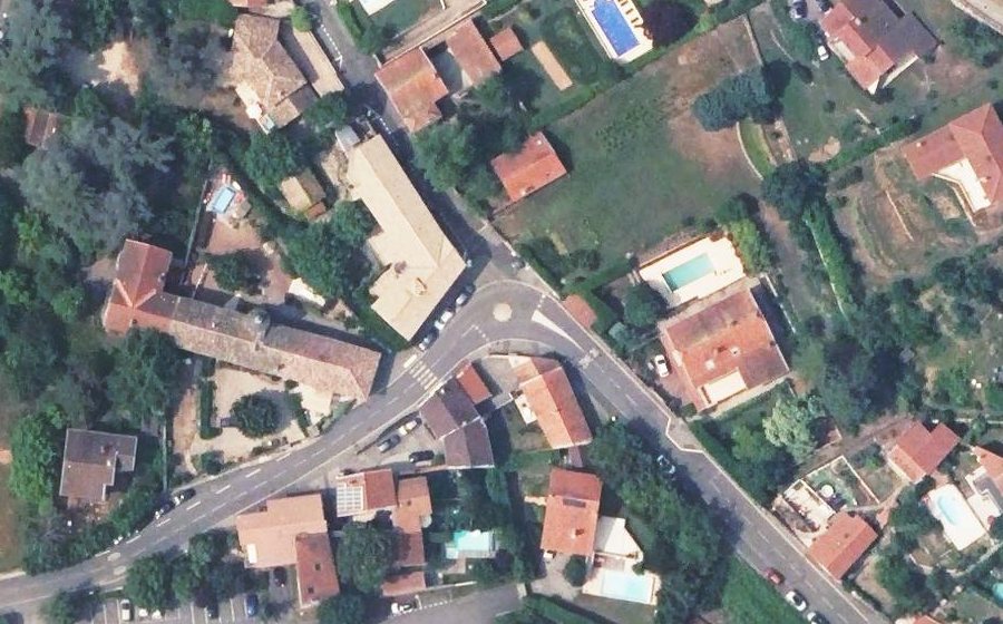 Vue aérienne du Mini-giratoire n°265631967