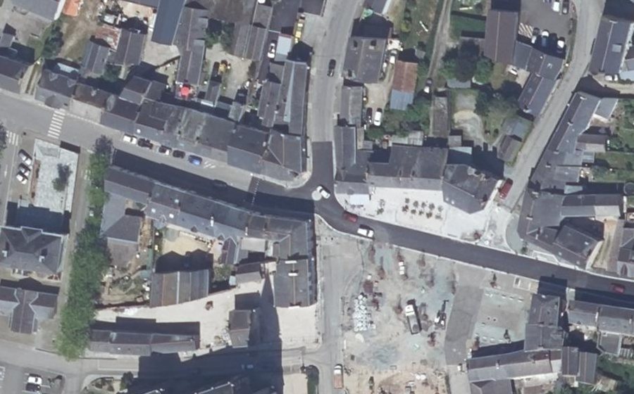 Vue aérienne du Mini-giratoire n°266222025