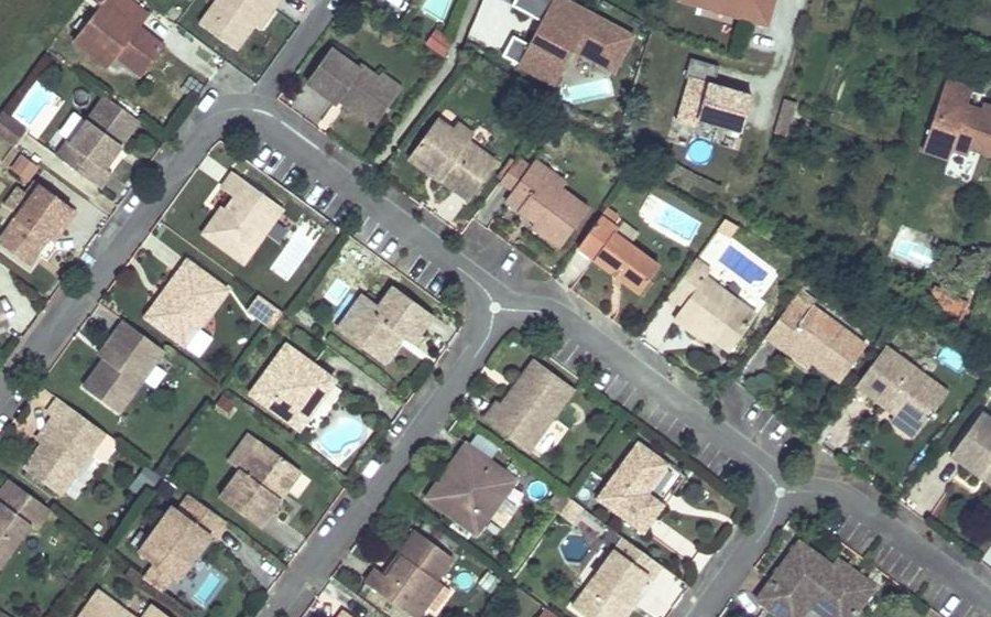 Vue aérienne du Mini-giratoire n°267021209