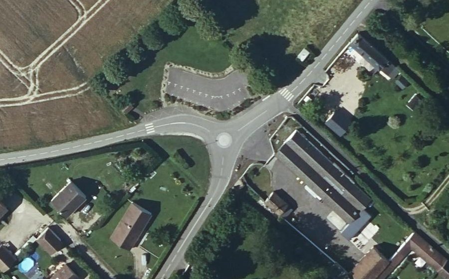 Vue aérienne du Mini-giratoire n°267589425