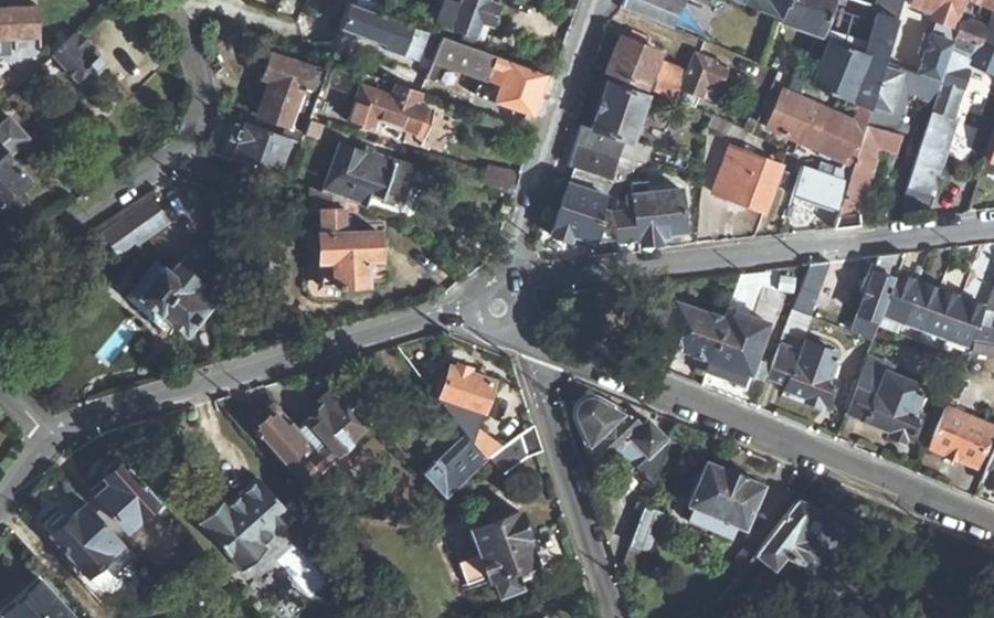 Vue aérienne de la Place de la République