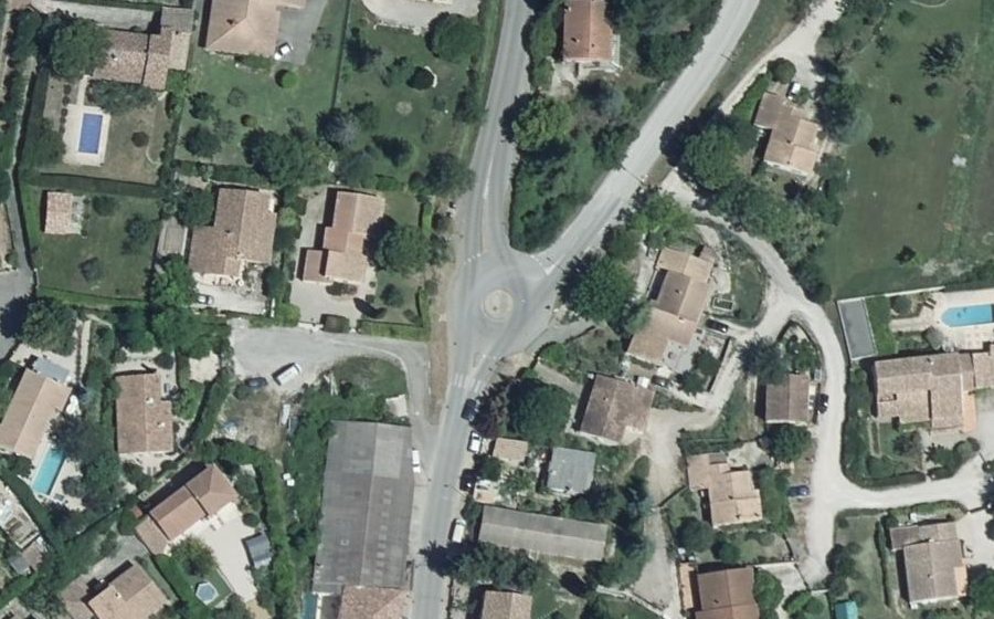 Vue aérienne du Mini-giratoire n°268620690