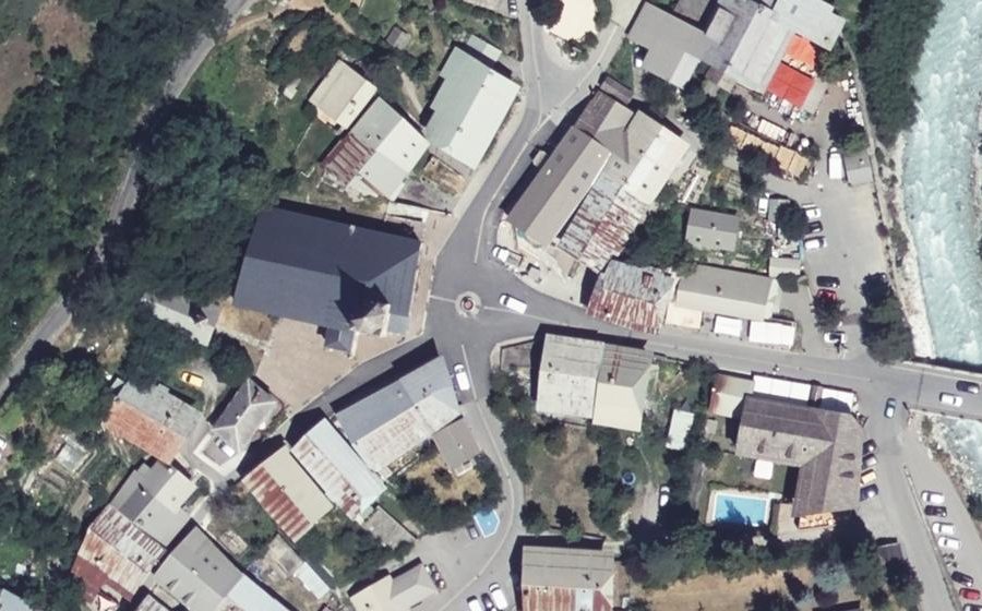 Vue aérienne du Mini-giratoire n°268935082