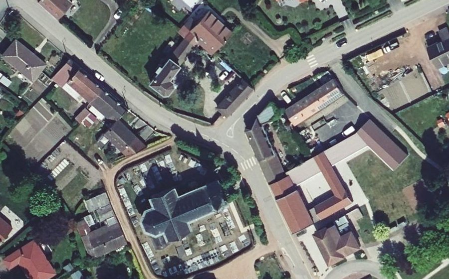 Vue aérienne du Mini-giratoire n°269203403