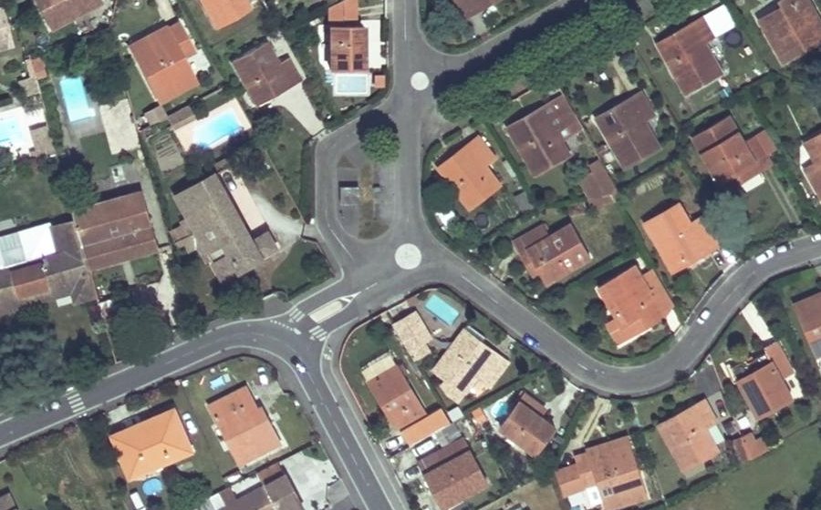 Vue aérienne du Mini-giratoire n°270130106