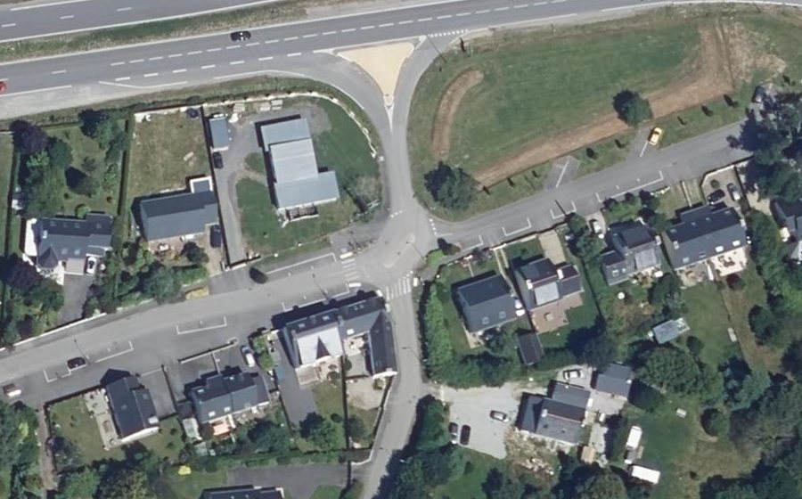 Vue aérienne du Mini-giratoire n°272820018