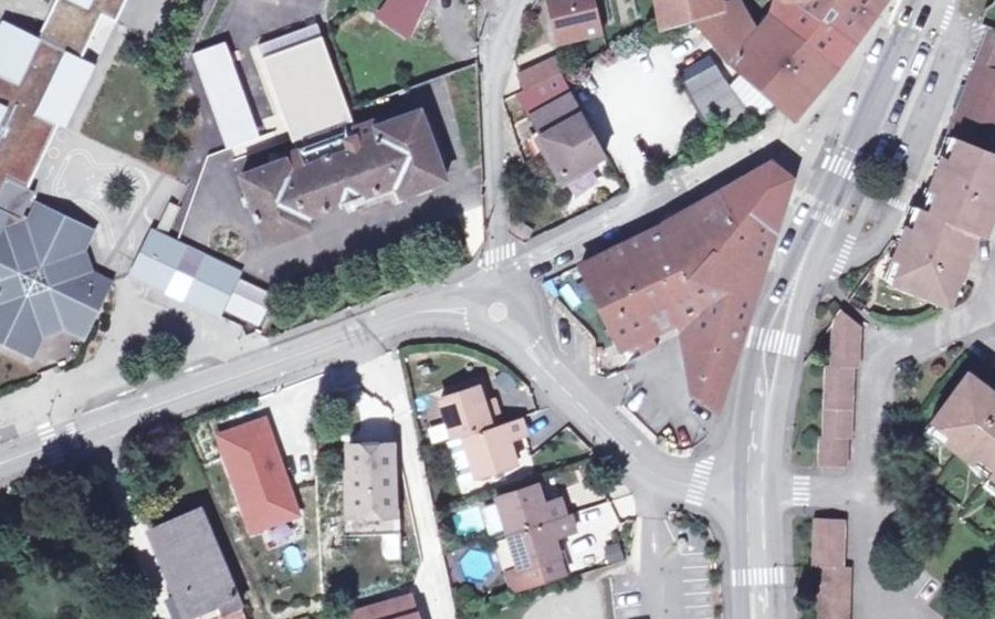 Vue aérienne du Mini-giratoire n°274493815