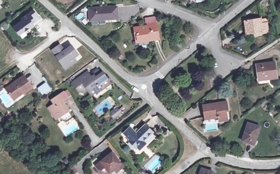 Vue aérienne du Mini-giratoire n°276511868