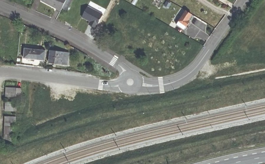 Vue aérienne du Mini-giratoire n°276797402