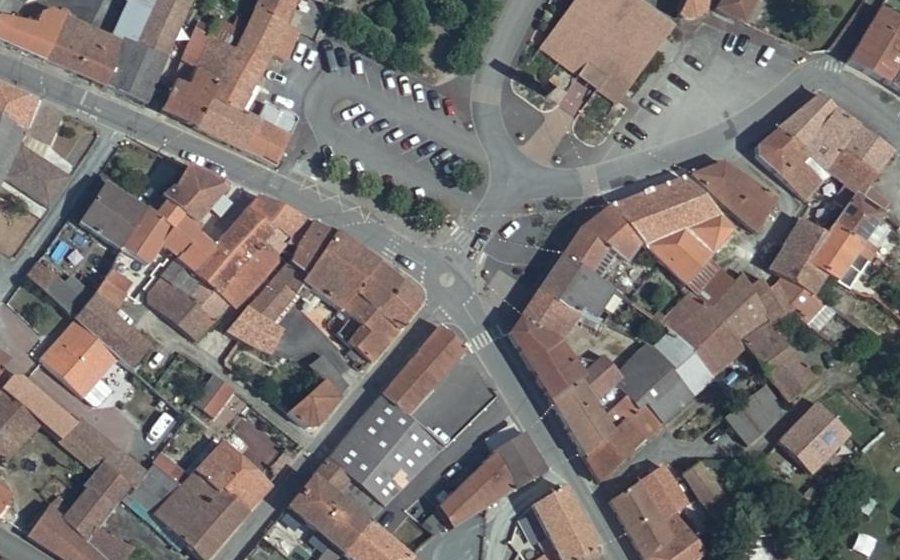 Vue aérienne du Mini-giratoire n°277032025