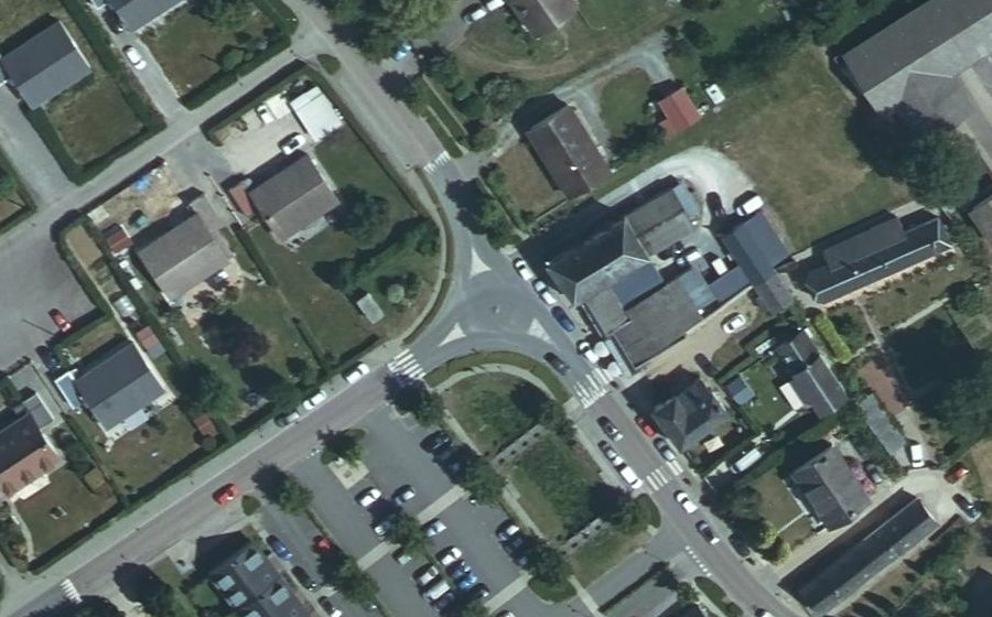 Vue aérienne du Mini-giratoire n°277254192