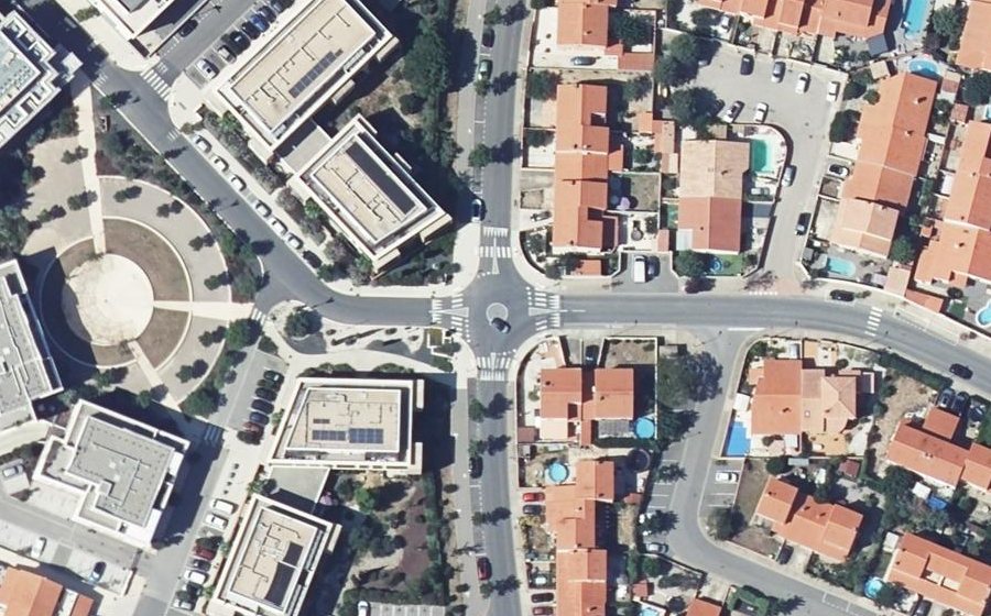 Vue aérienne du Mini-giratoire n°277449711