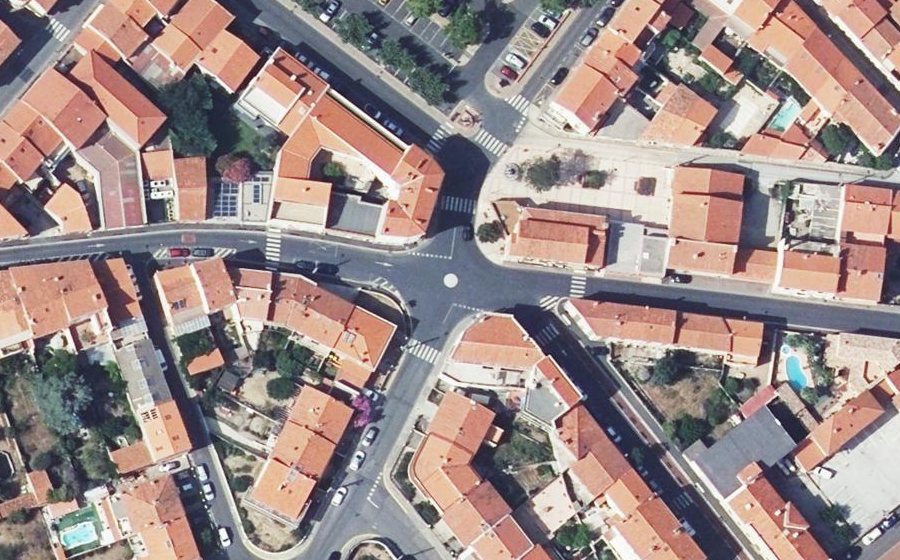 Vue aérienne du Mini-giratoire n°277698442