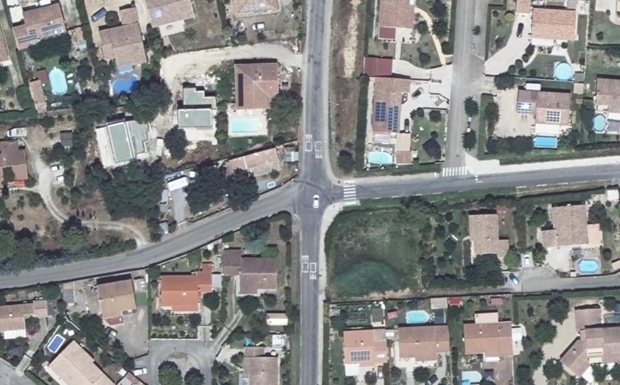 Vue aérienne du Mini-giratoire n°278974702