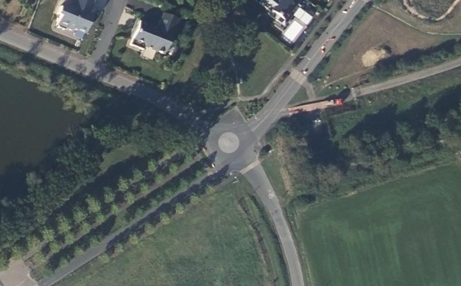 Vue aérienne du Mini-giratoire n°279000021