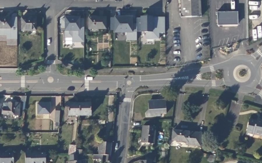 Vue aérienne du Mini-giratoire n°279000317