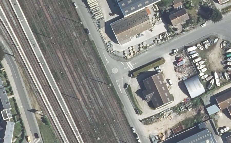 Vue aérienne du Mini-giratoire n°279139085