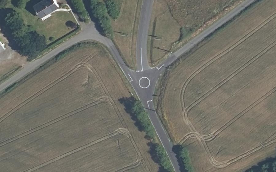 Vue aérienne du Mini-giratoire n°279367341