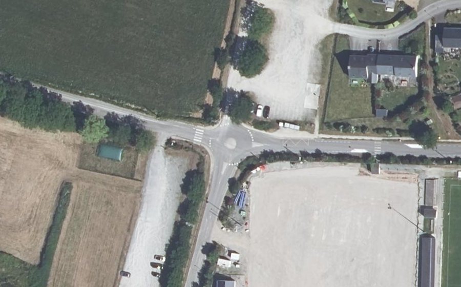 Vue aérienne du Mini-giratoire n°279920622