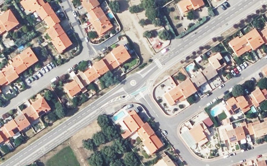 Vue aérienne du Mini-giratoire n°280107583
