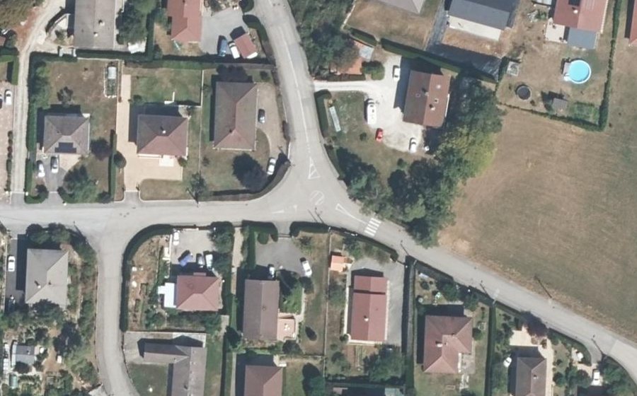 Vue aérienne du Mini-giratoire n°280134678
