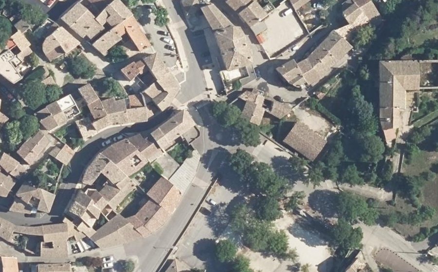 Vue aérienne du Mini-giratoire n°280708965