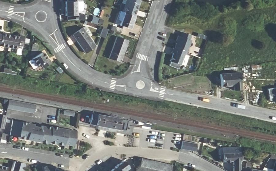 Vue aérienne du Mini-giratoire n°280739919