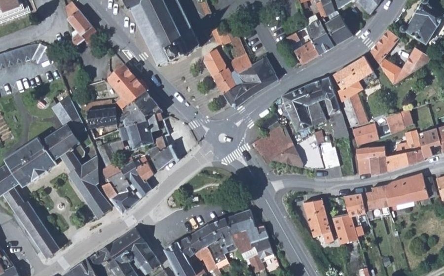 Vue aérienne du Mini-giratoire n°281170724