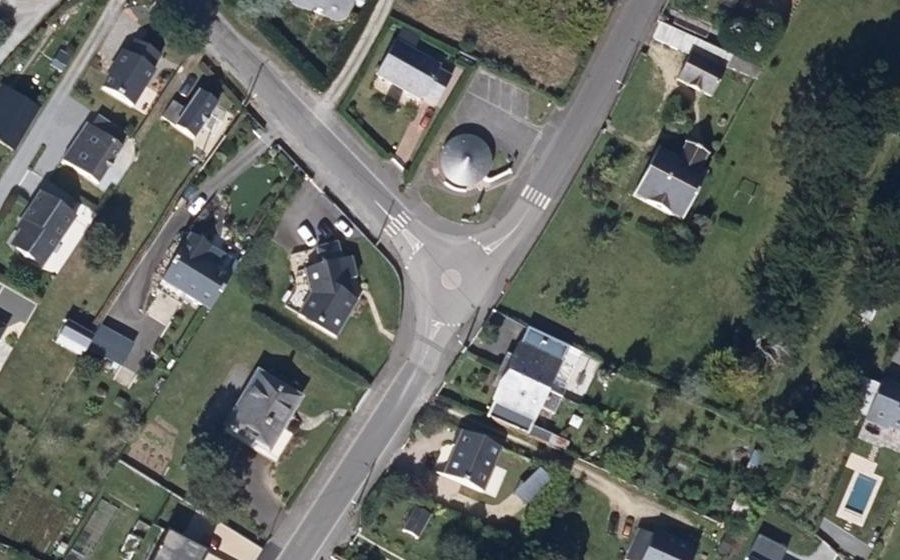 Vue aérienne du Mini-giratoire n°281512906