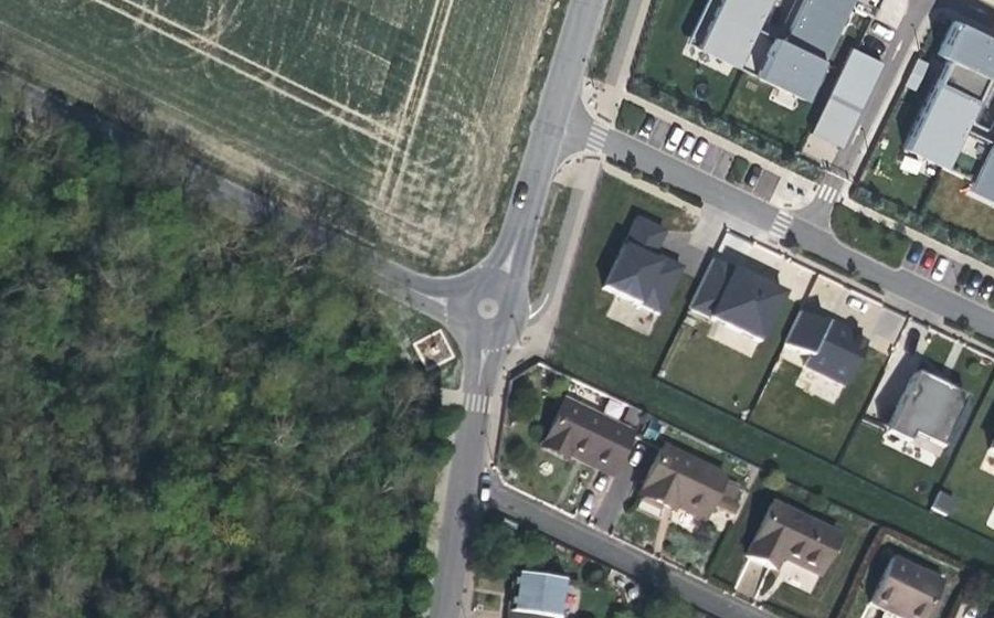 Vue aérienne du Mini-giratoire n°282521530