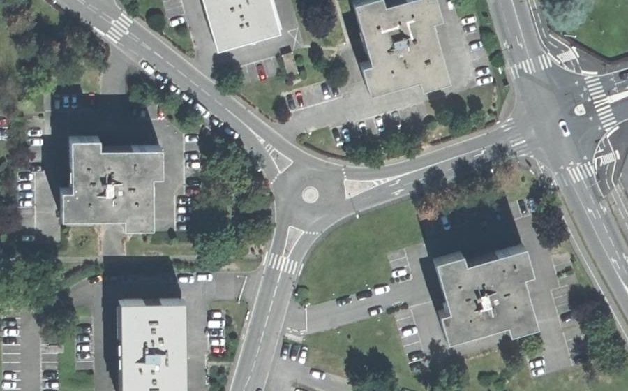 Vue aérienne du Mini-giratoire n°285892120