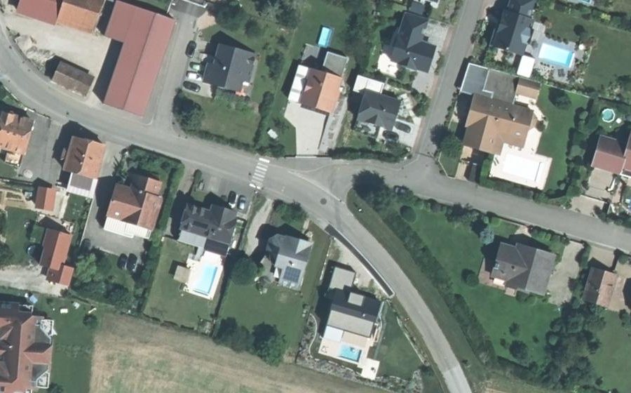 Vue aérienne du Mini-giratoire n°286651604