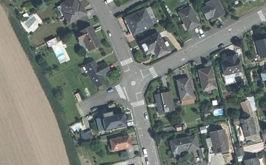 Vue aérienne du Mini-giratoire n°286734383