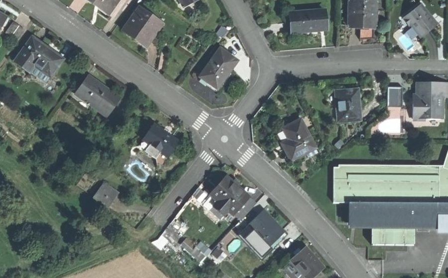 Vue aérienne du Mini-giratoire n°286734400