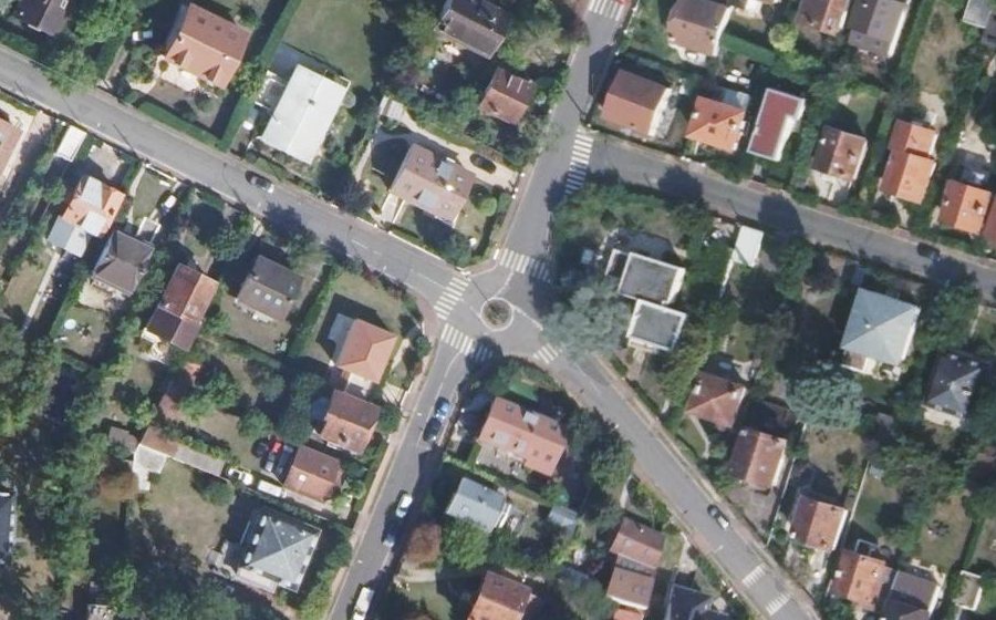 Vue aérienne du Mini-giratoire n°286874836