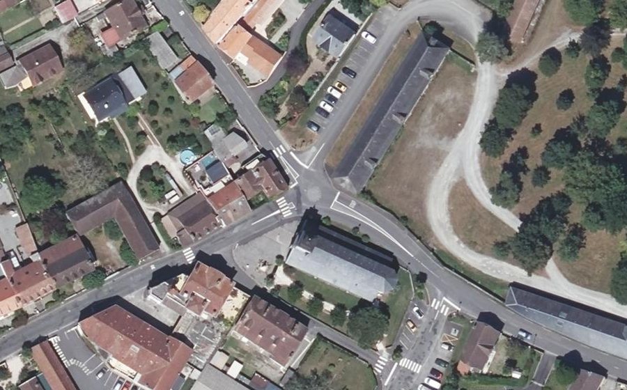 Vue aérienne du Mini-giratoire n°286993997