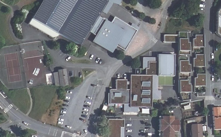 Vue aérienne du Mini-giratoire n°287223177